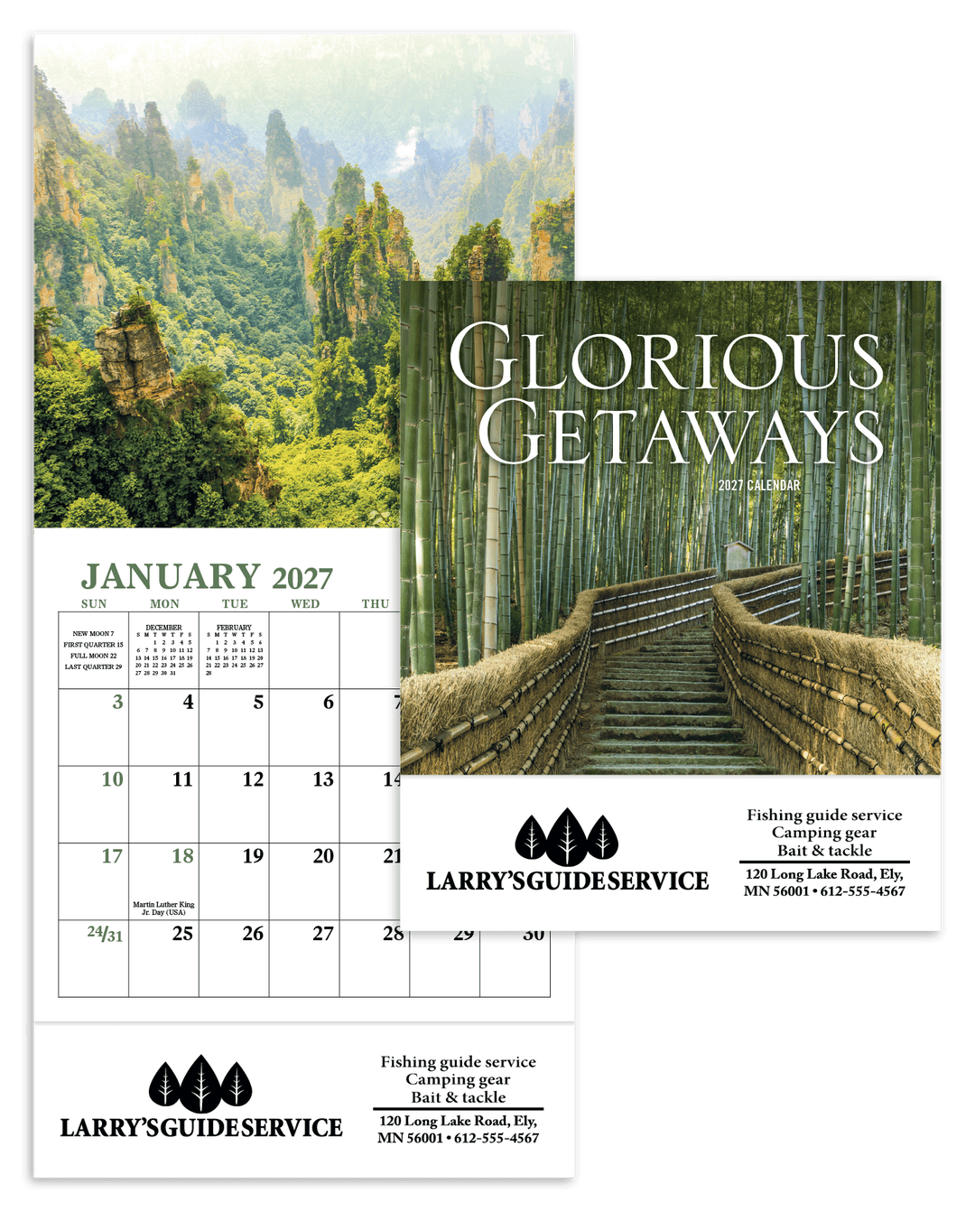 Glorious Getaways - Mini Calendar