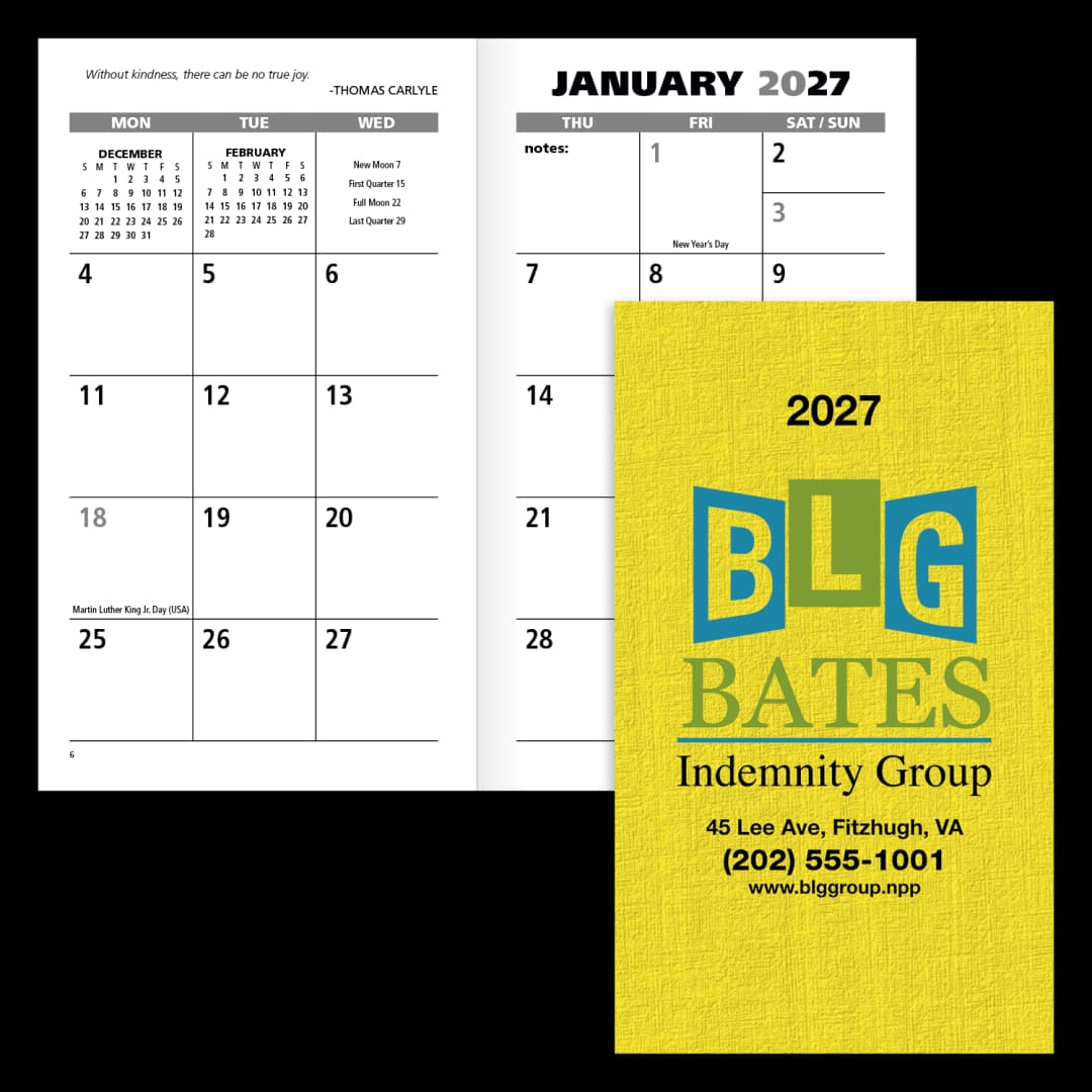 Value Monthly Pocket Planner