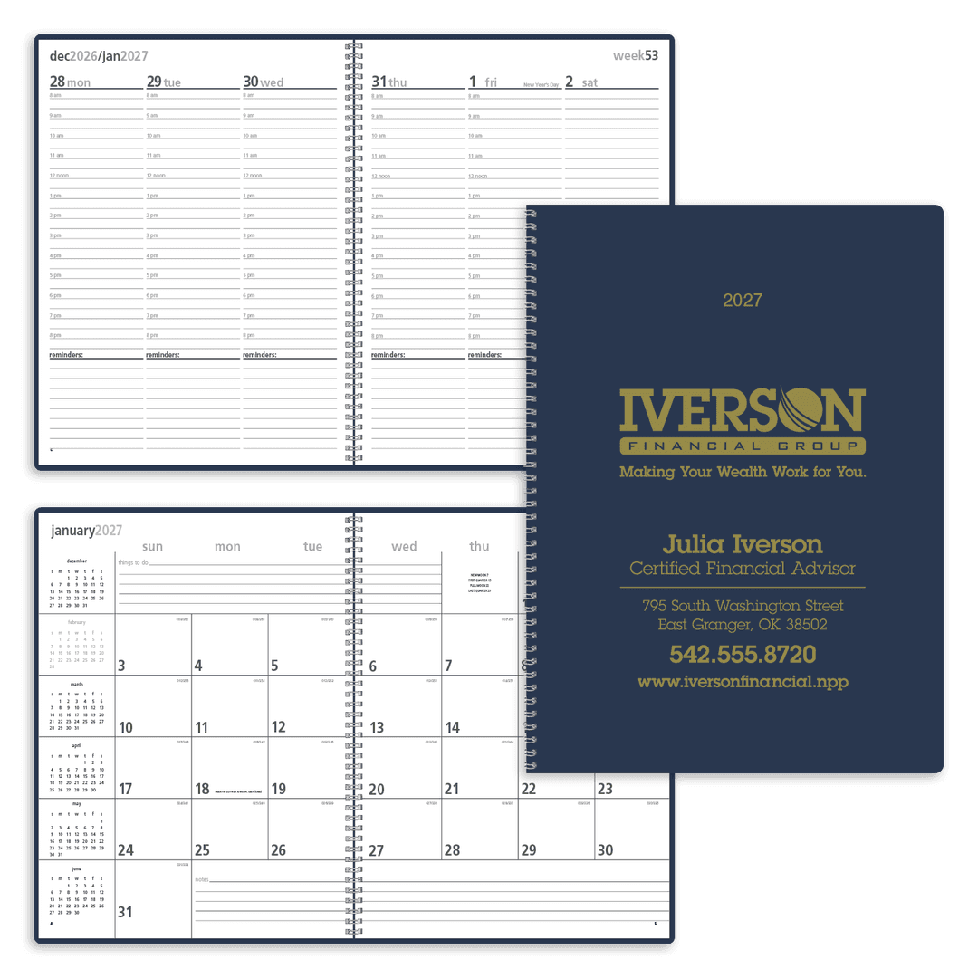 Monthly & Weekly Planner