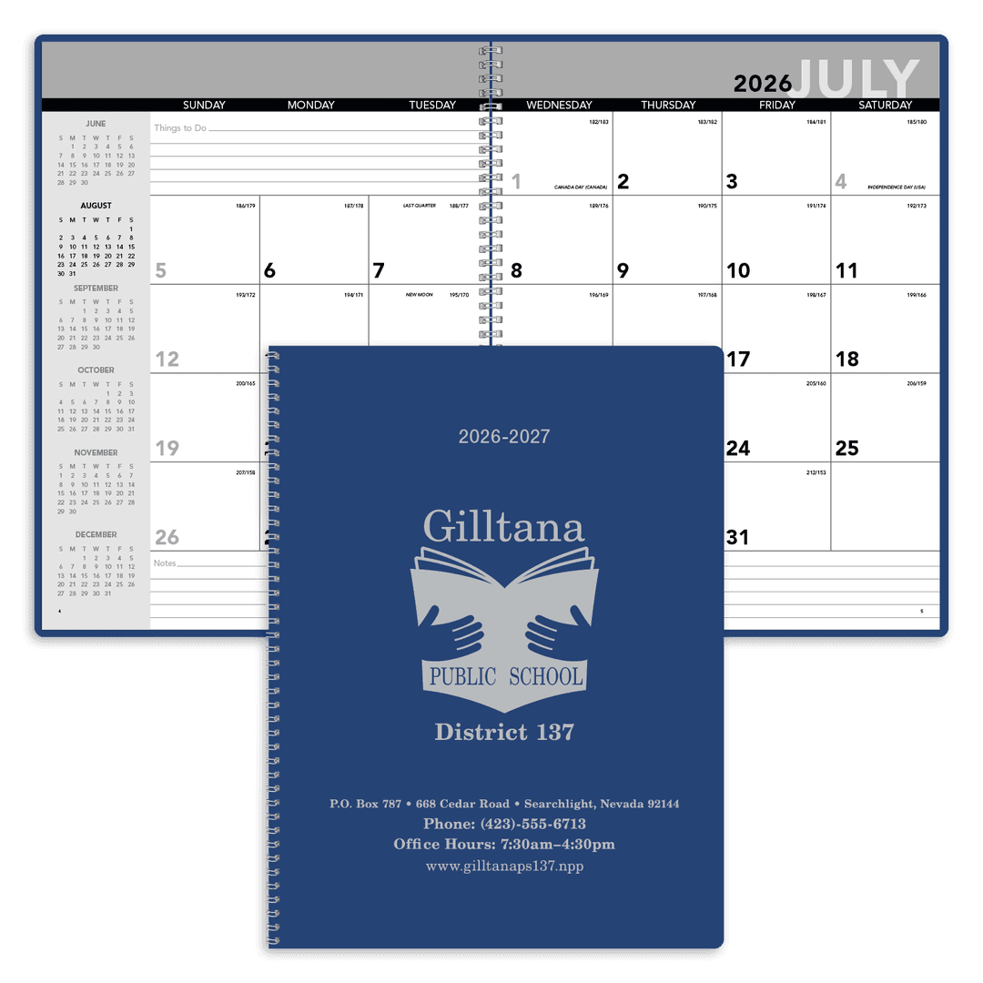 Academic Monthly Planner