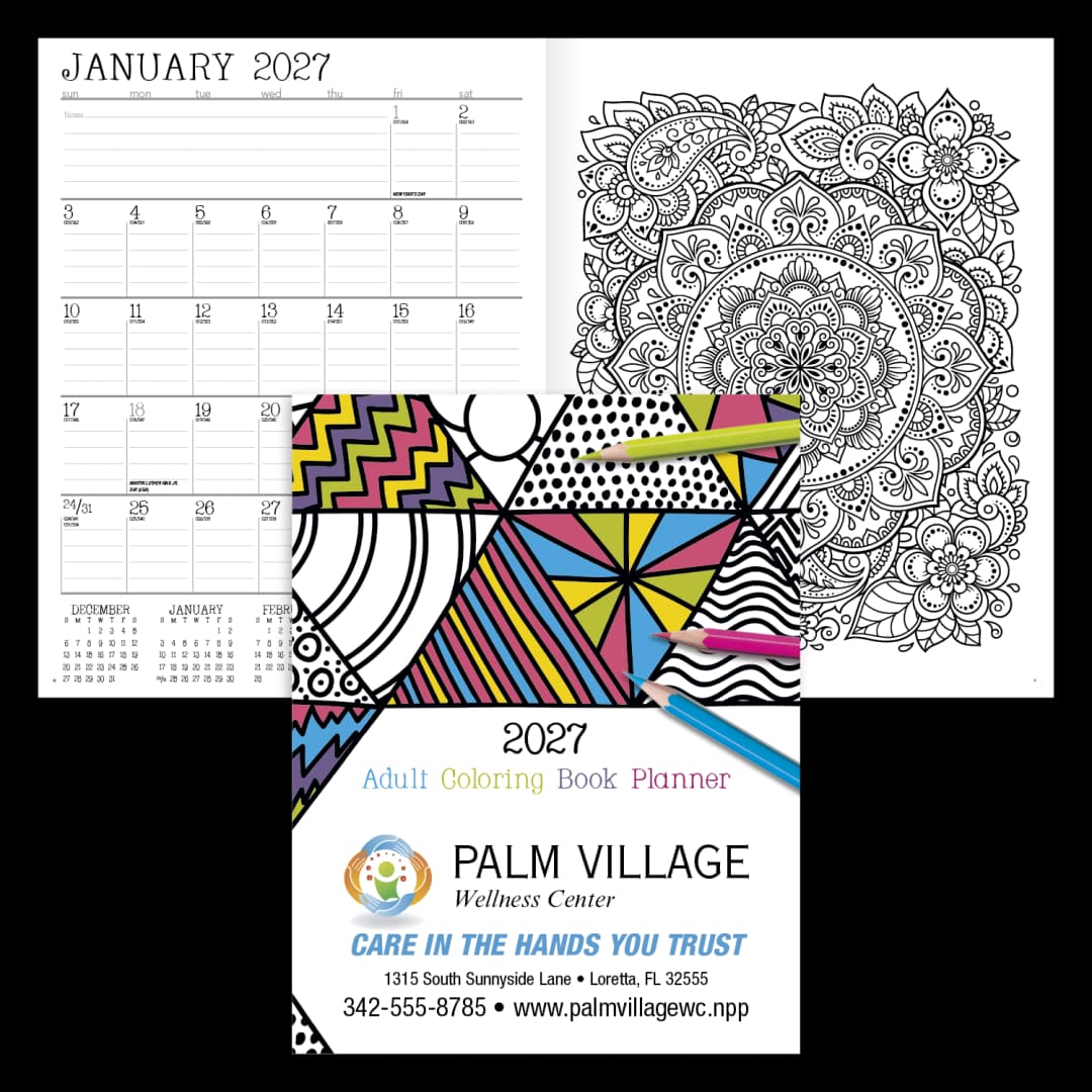 Adult Coloring Book Planner