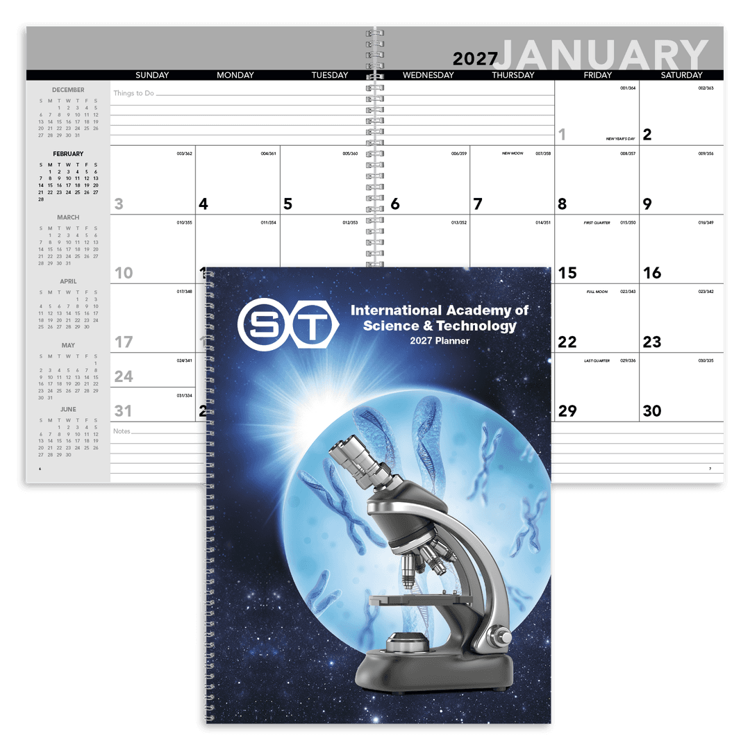 Standard Year Desk Planner with Custom Cover