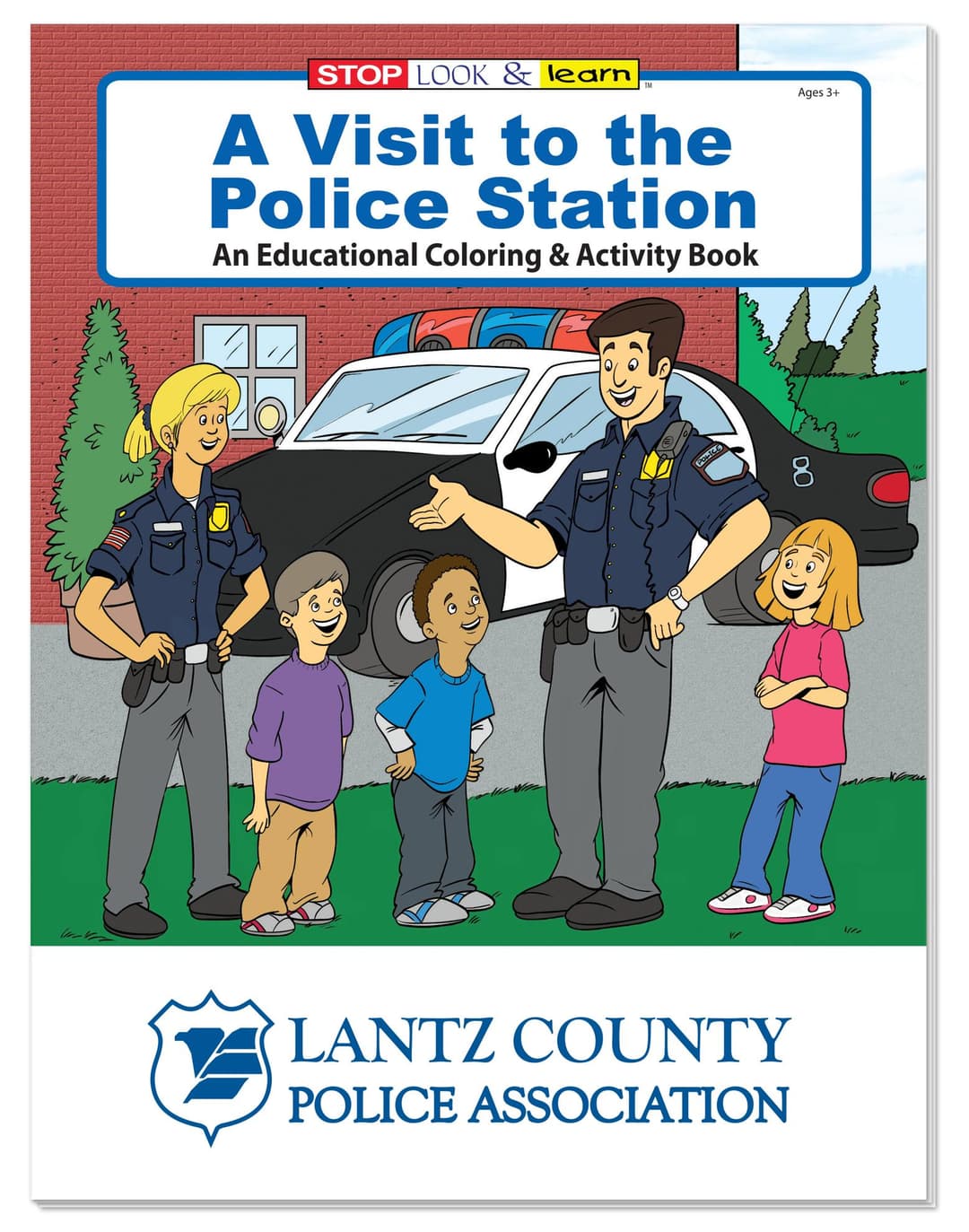 Coloring Book: A Visit to the Police Station