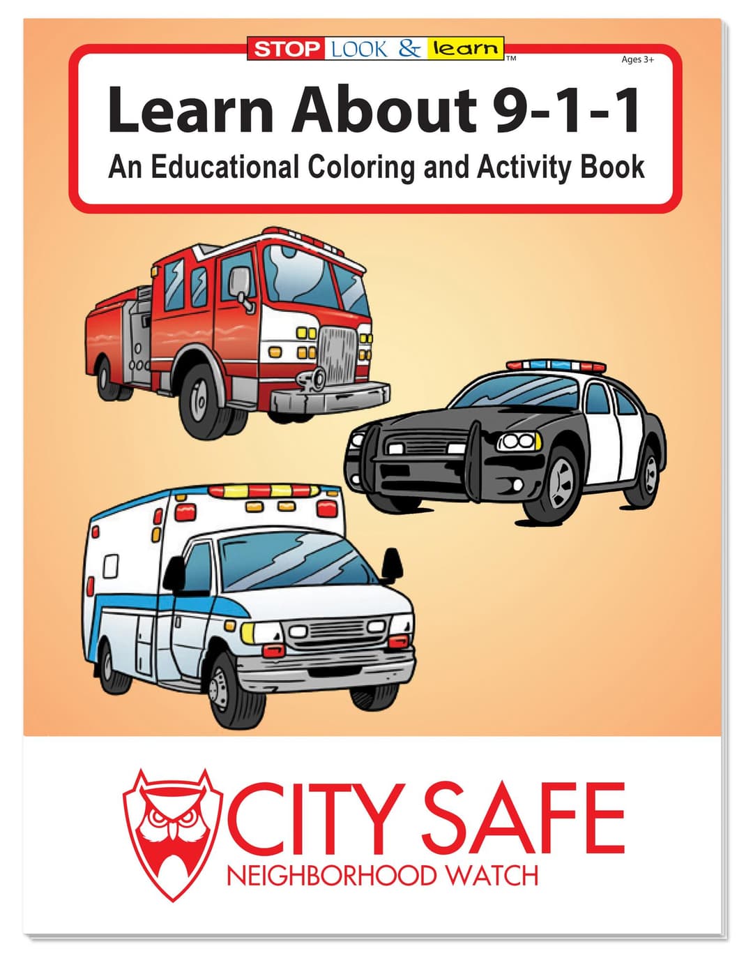 Coloring Book: Learn About 911