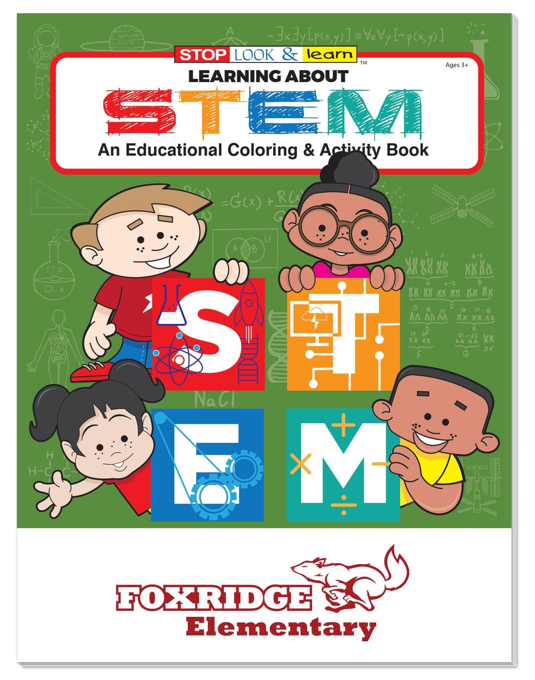 Coloring Book: Learning About STEM