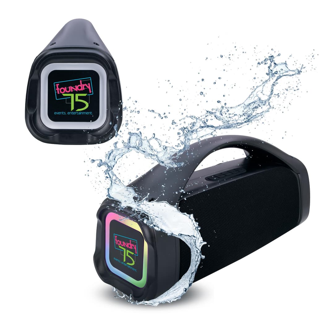 Aqua Glow Party Water-Resistant Bluetooth® Speaker