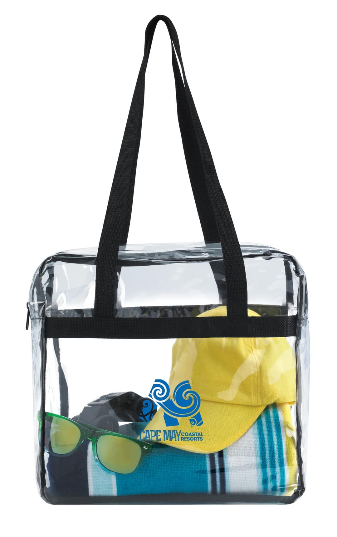 Clear Zippered Tote