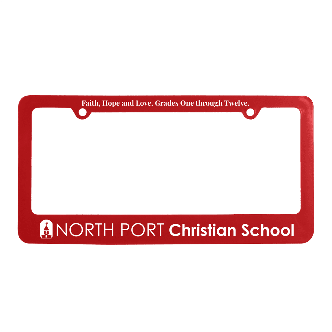 Classic License Plate Frame with 2 Holes