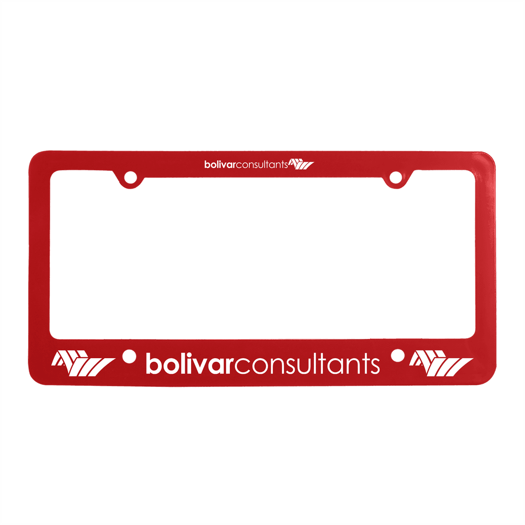 Classic License Plate Frame with 4 Holes