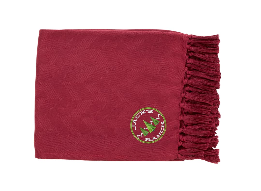 Herringbone Textured RPET Woven Blanket