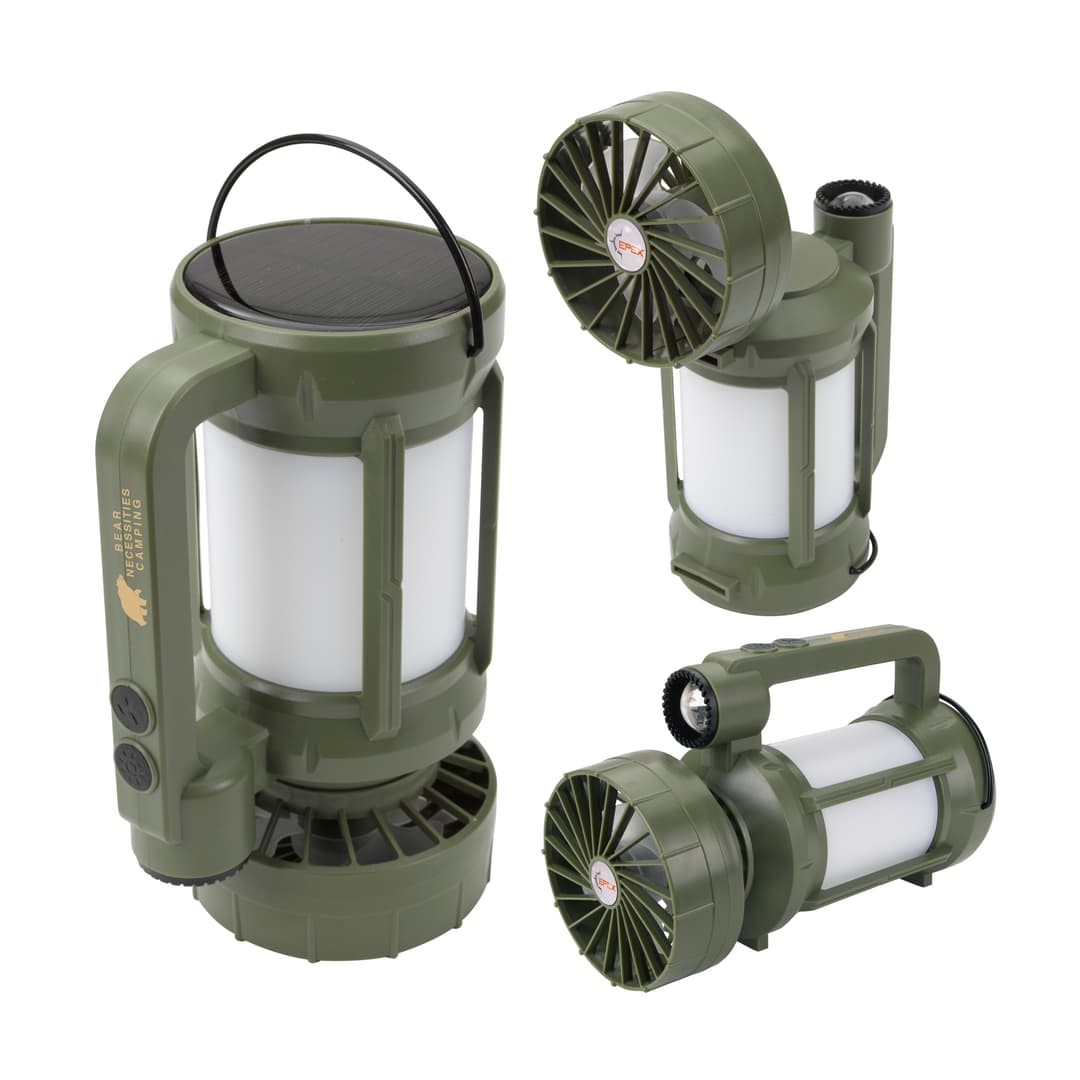 Yuma Rechargeable Solar Camping Lantern and Fan