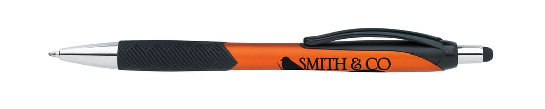 Metallic Pattern Grip Stylus Pen