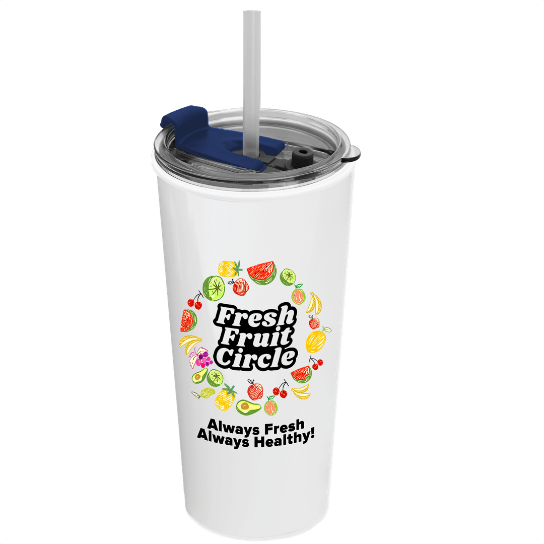 Roadmaster Travel Tumbler with 2-in-1 Lid with Straw - 18 oz.