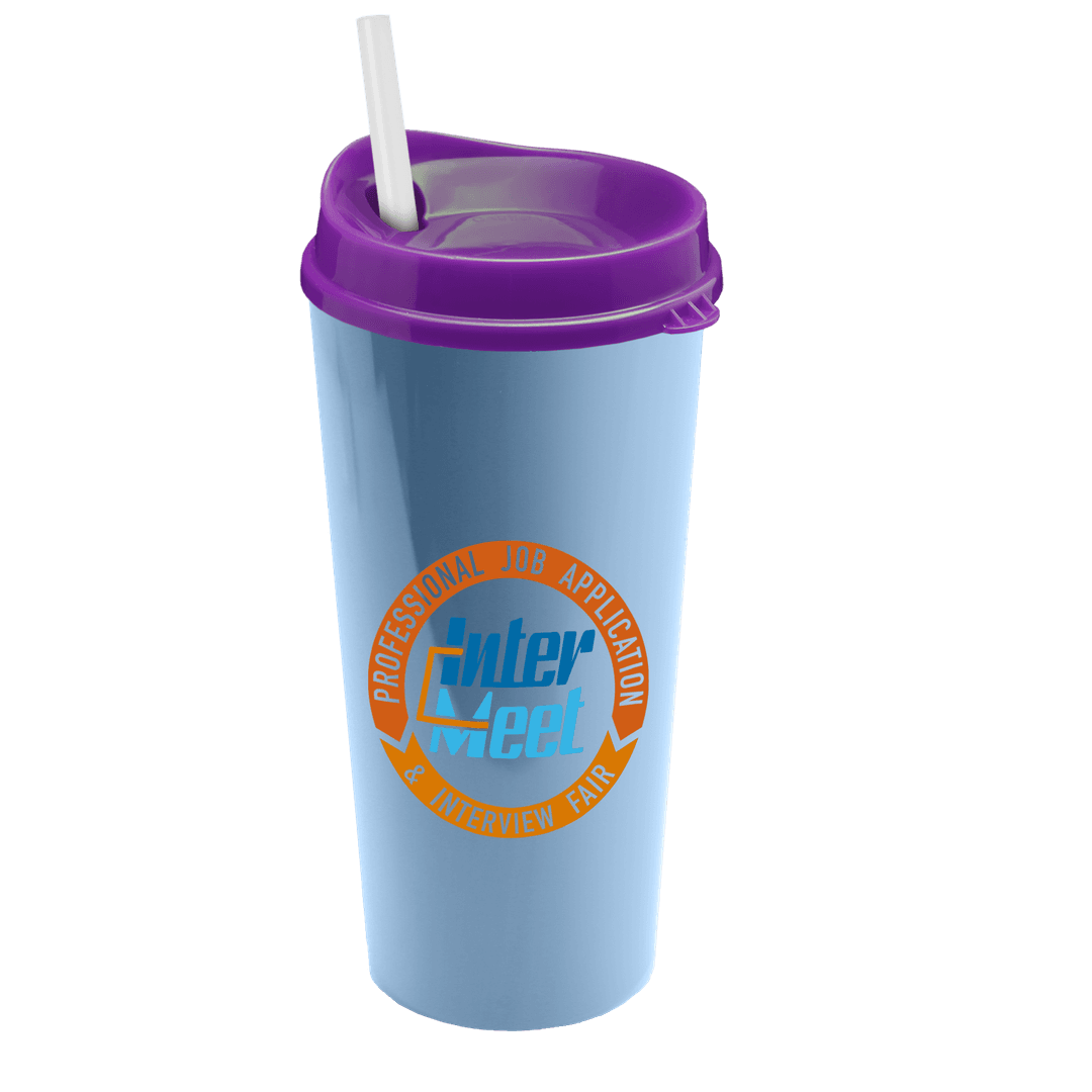 Roadmaster Travel Tumbler with Sip Lid and Straw - 20 oz.
