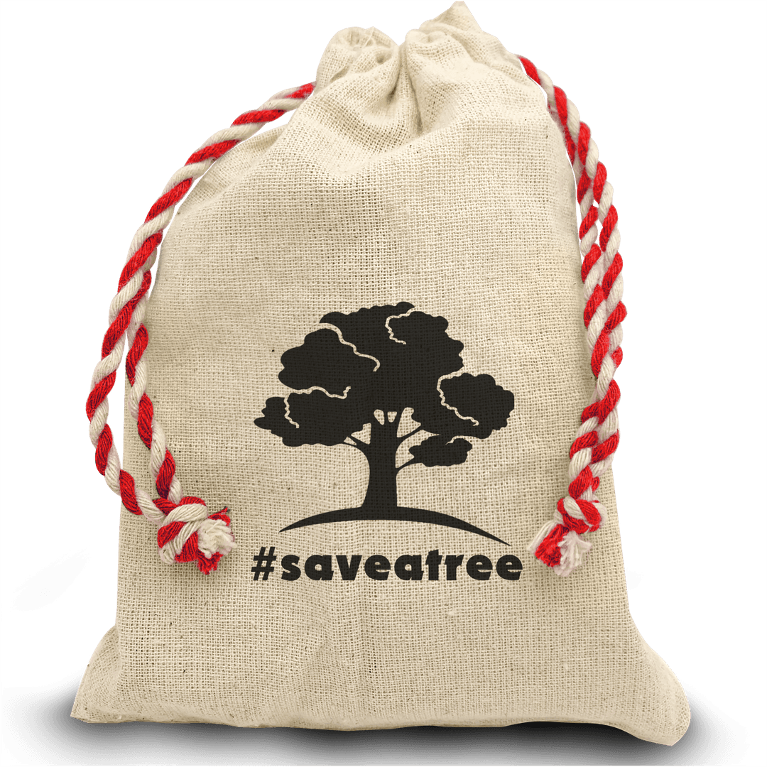 Handy Canvas Drawstring Pouch