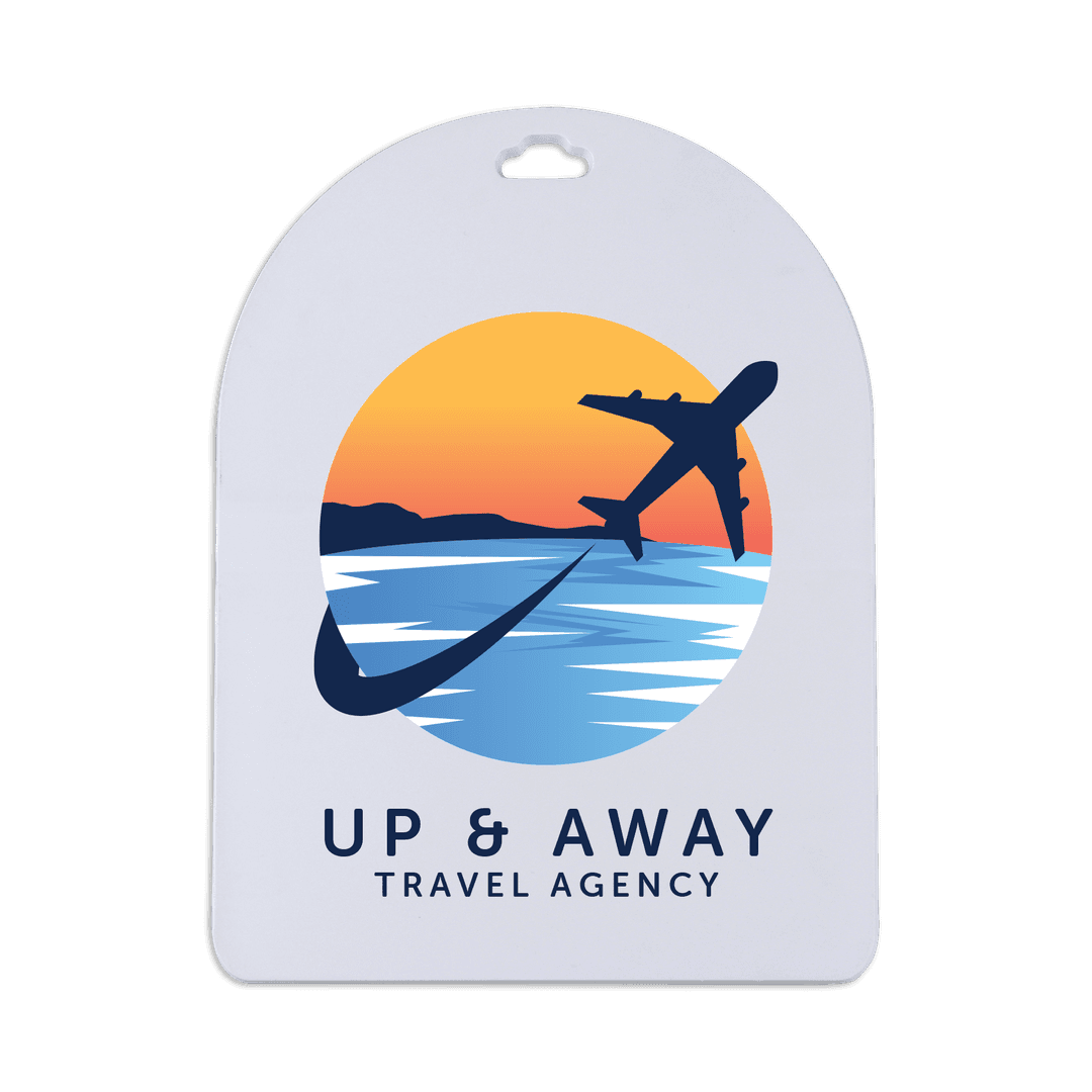 Oval Top Golf Bag Tag