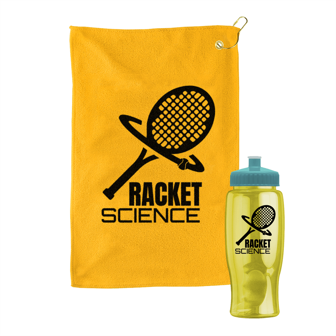 Microfiber Golf Towel in a Bottle