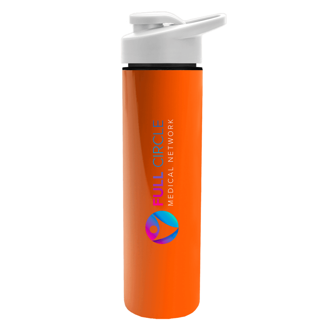 Slim Double-Wall Insulated Bottle with Drink-Thru Lid - 16 oz.