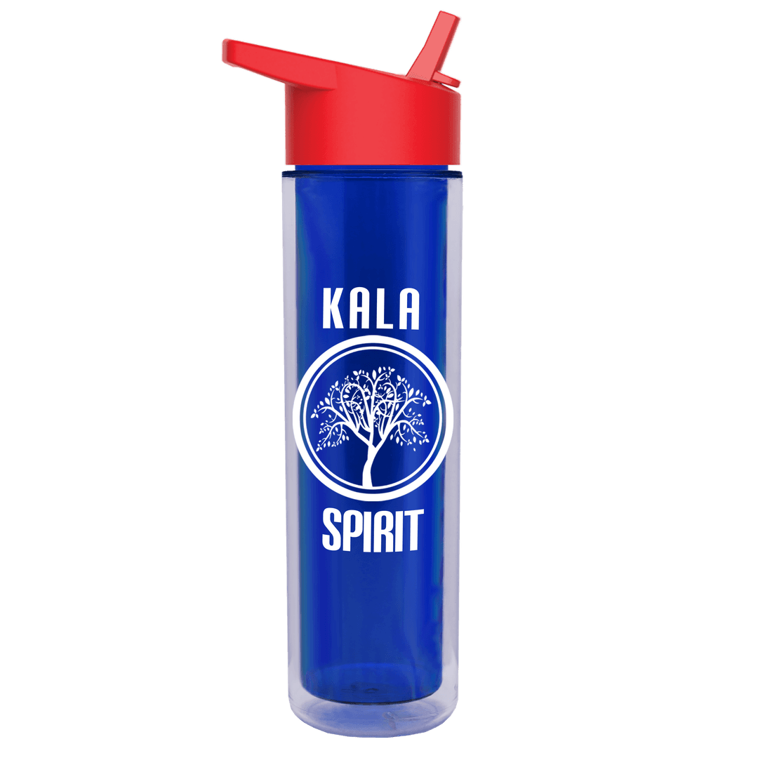 Chiller Double-Wall Insulated Bottle with Flip-Straw Lid - 16 oz.