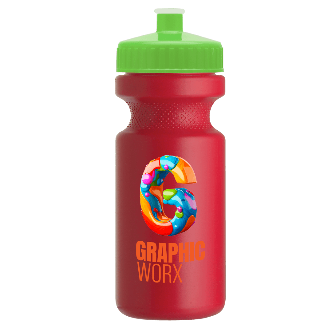 Cyclist Recycled Bike Bottle with Push-Pull Lid - 22 oz.