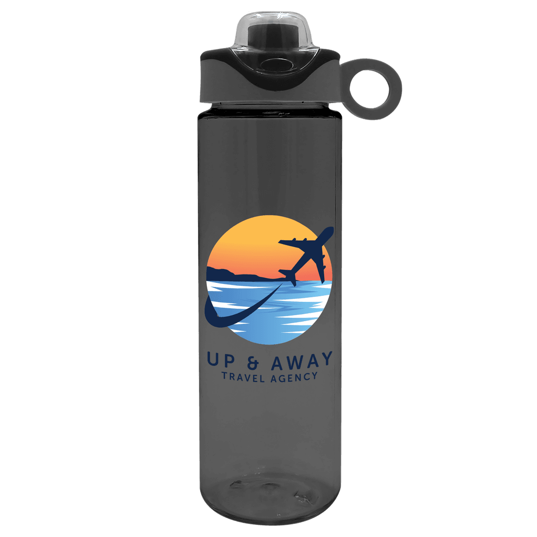 Freedom Tritan® Renew Bottle with Two-Tone Drink-Thru Lid with Silicone Loop - 28 oz.