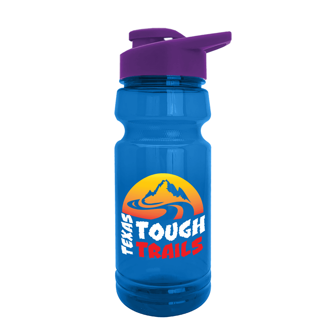 Trainer RPET Bottle with Drink-Thru Lid - 24 oz.