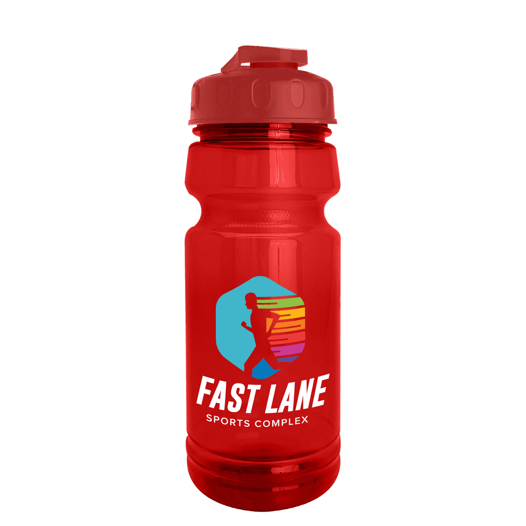 Trainer RPET Bottle with Flip-Top Lid - 24 oz.