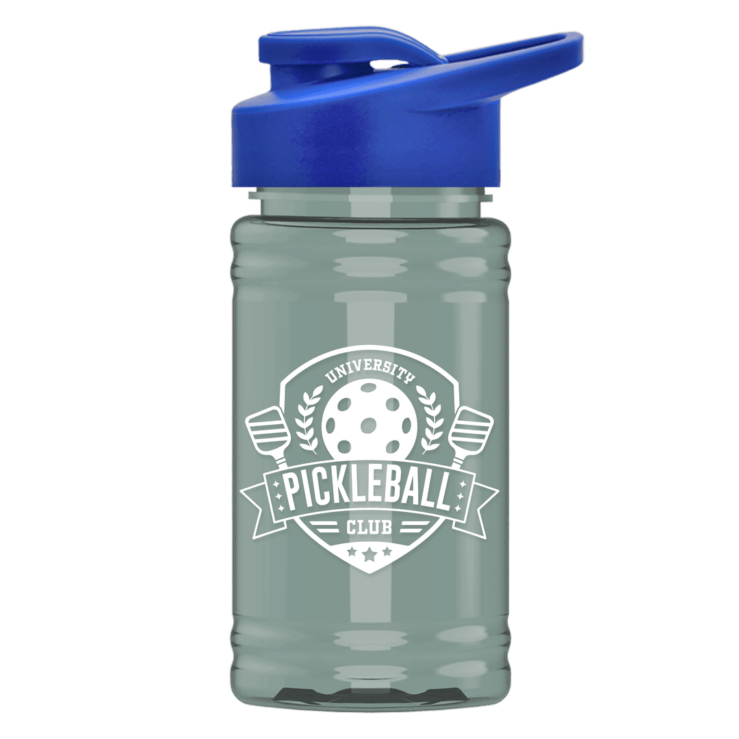 Mini RPET Bottle with Drink-Thru Lid - 16 oz.