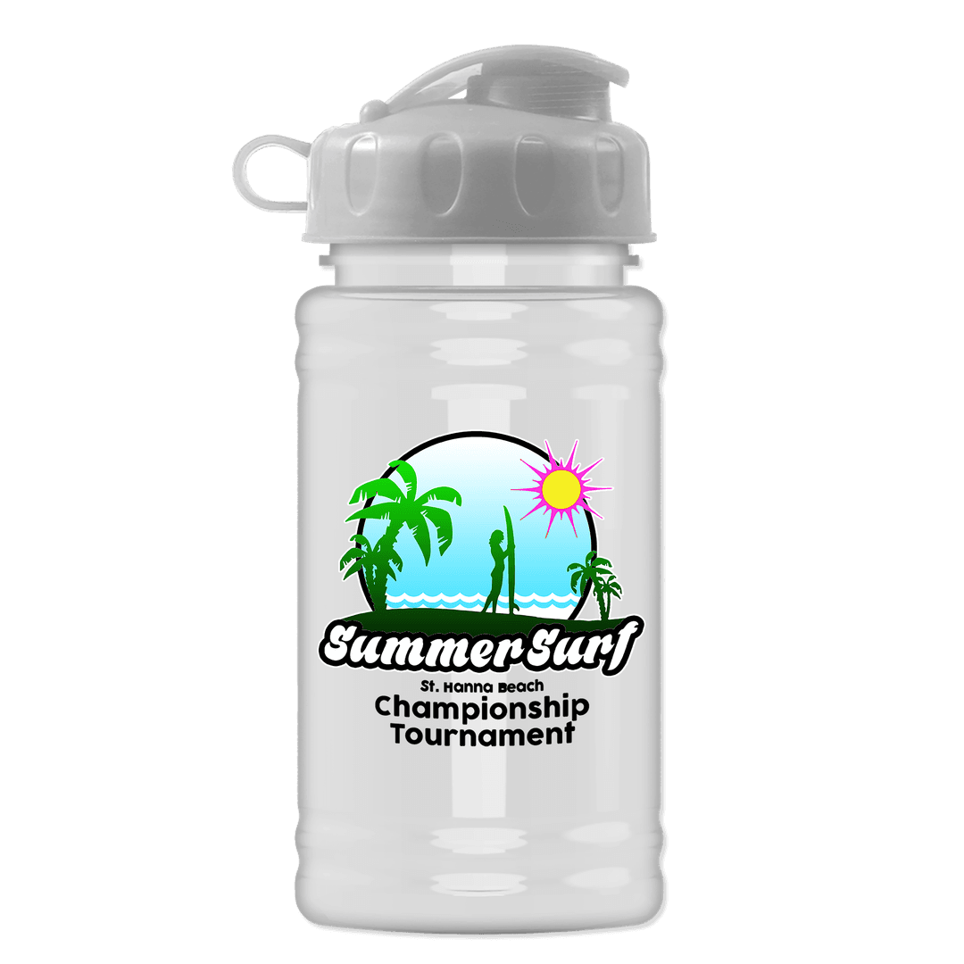 Mini RPET Bottle with Flip Lid - 16 oz.