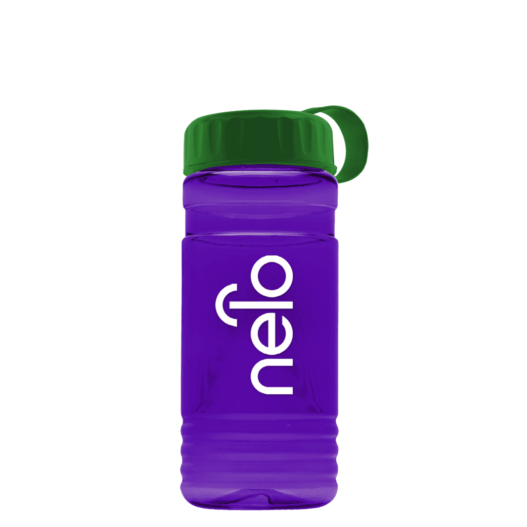 RPET Bottle with Tethered Lid - 20 oz.