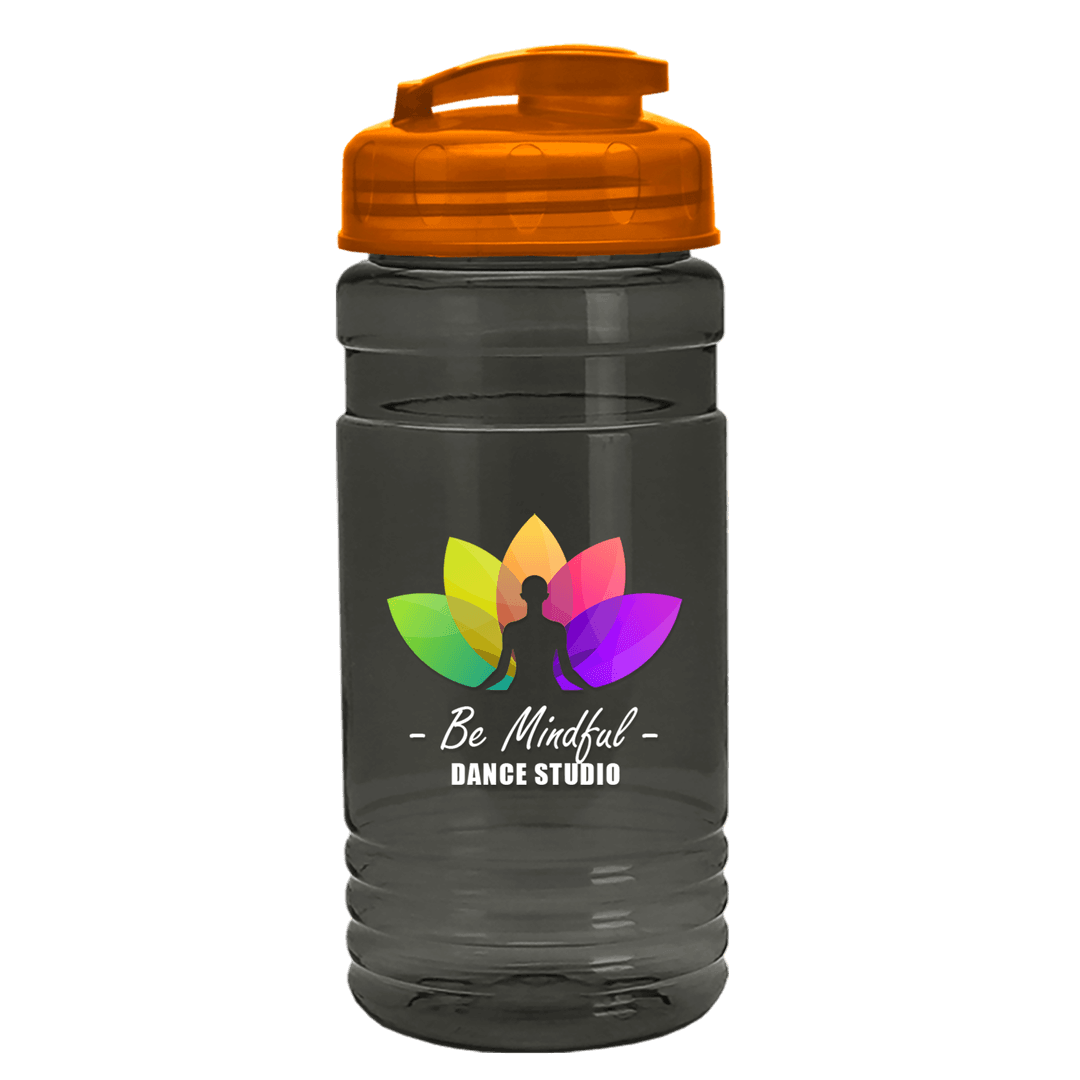 RPET Bottle with Flip-Top Lid - 20 oz.