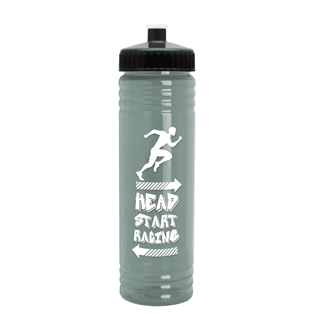 Slim Fit RPET Bottle with Push-Pull Lid - 24 oz.