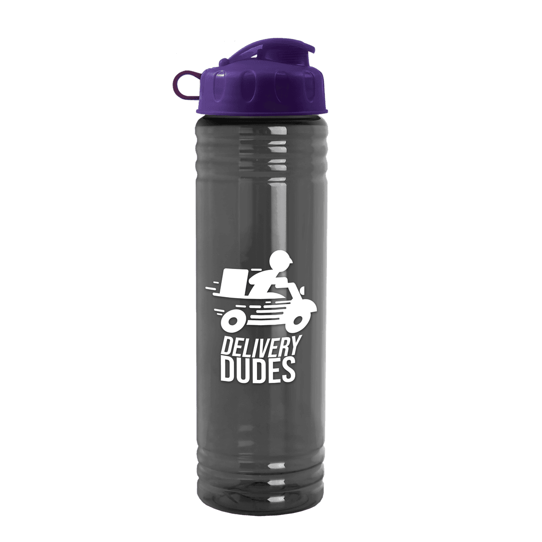 Slim Fit RPET Bottle with Flip Lid - 24 oz.