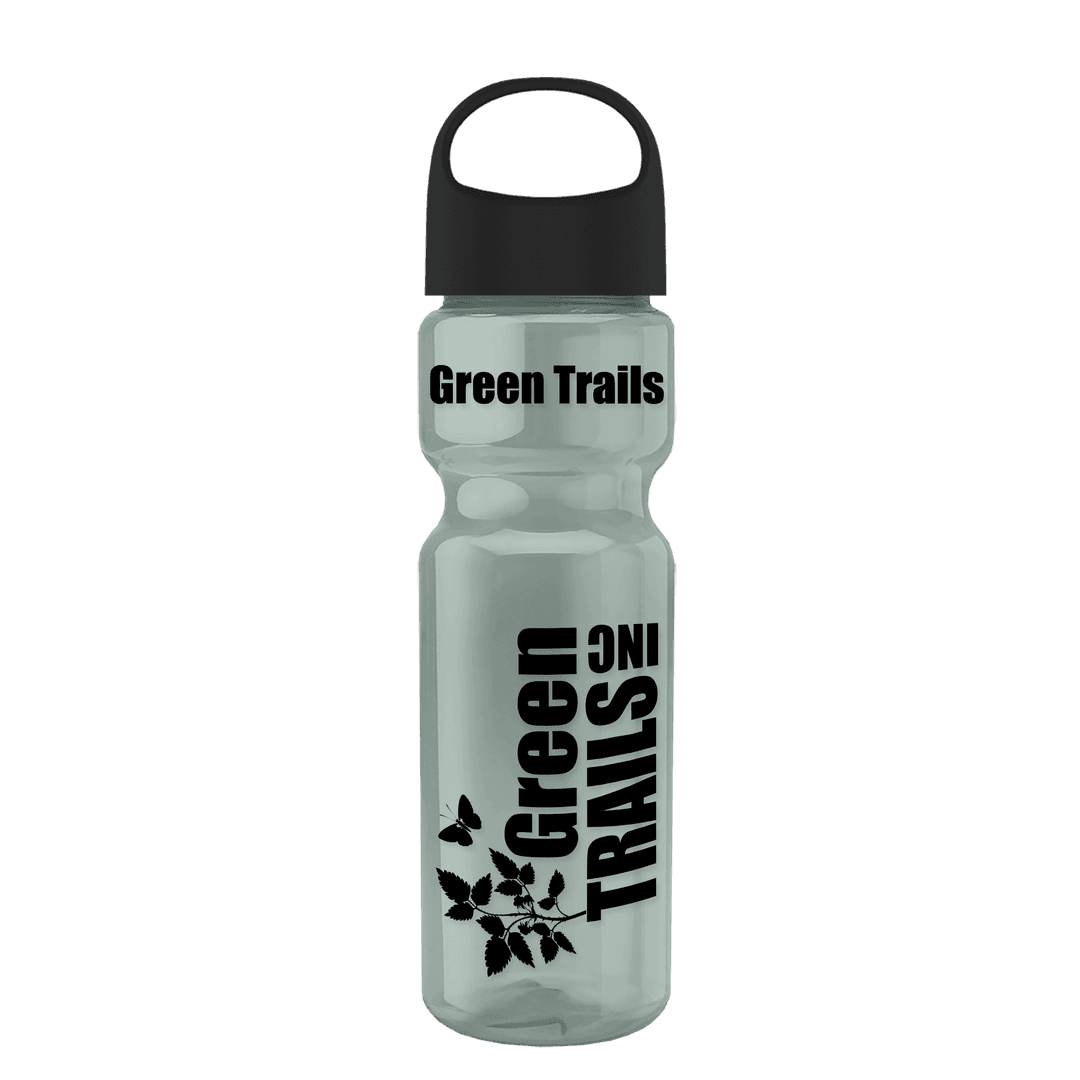 Champ Recycled Bottle with Oval Crest Lid - 28 oz.