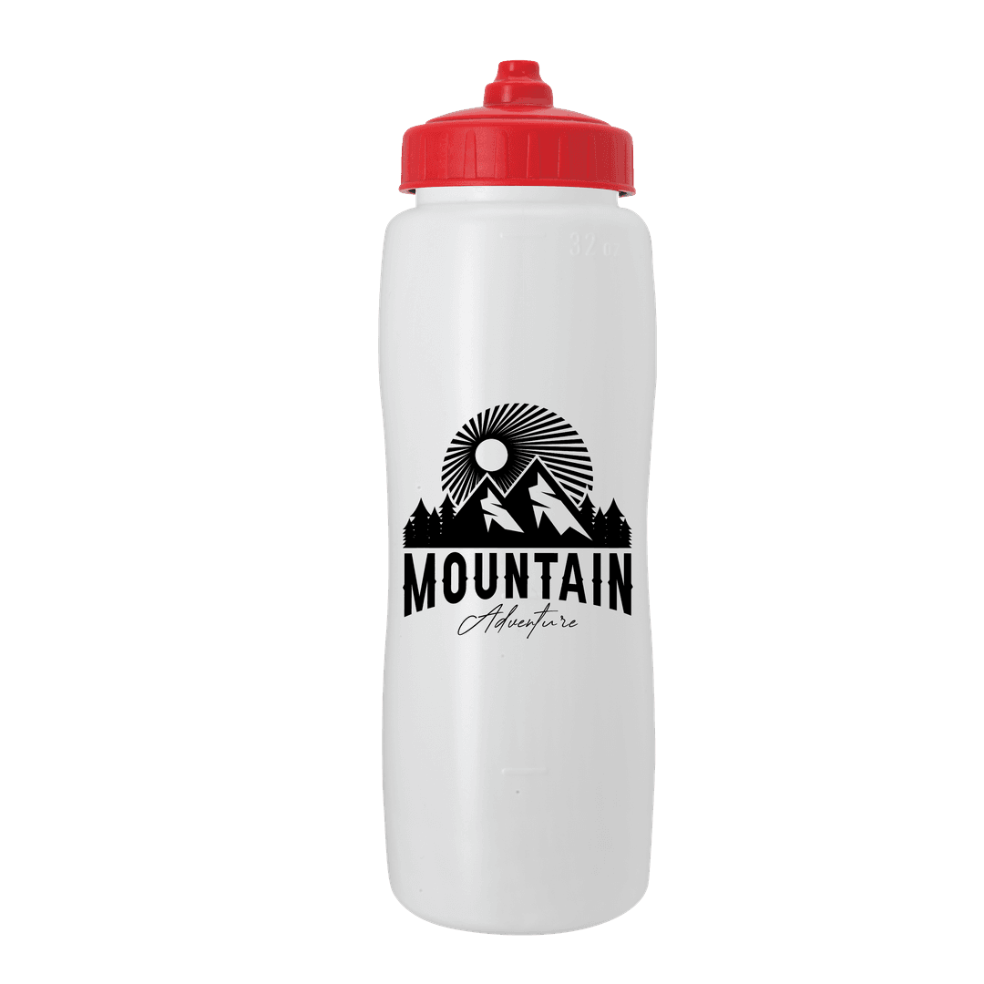 Curve Sport Bottle with Mighty-Shot Valve Lid - 32 oz.