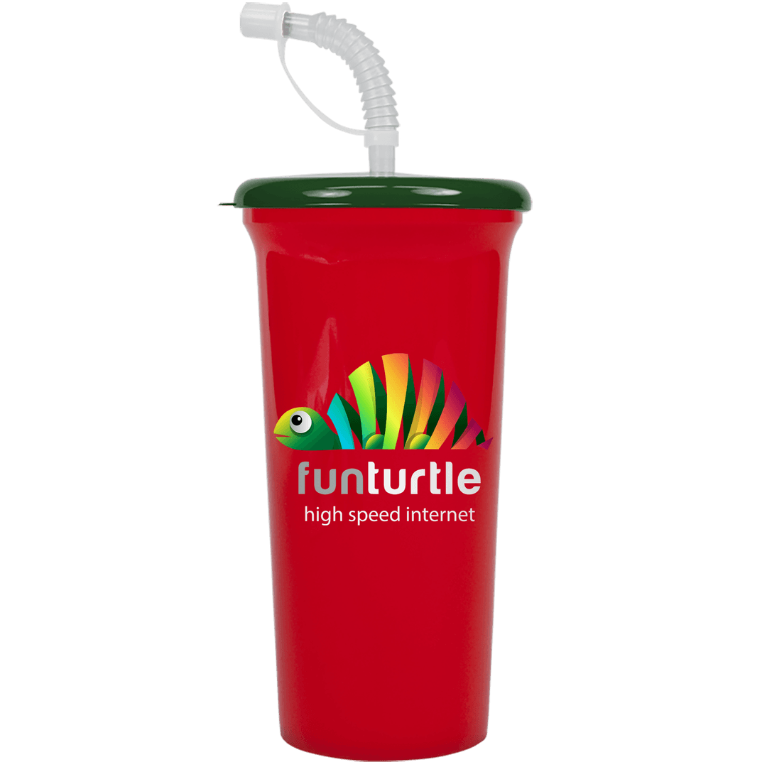 Supersize Sipper Cup with Straw Lid - 32 oz.