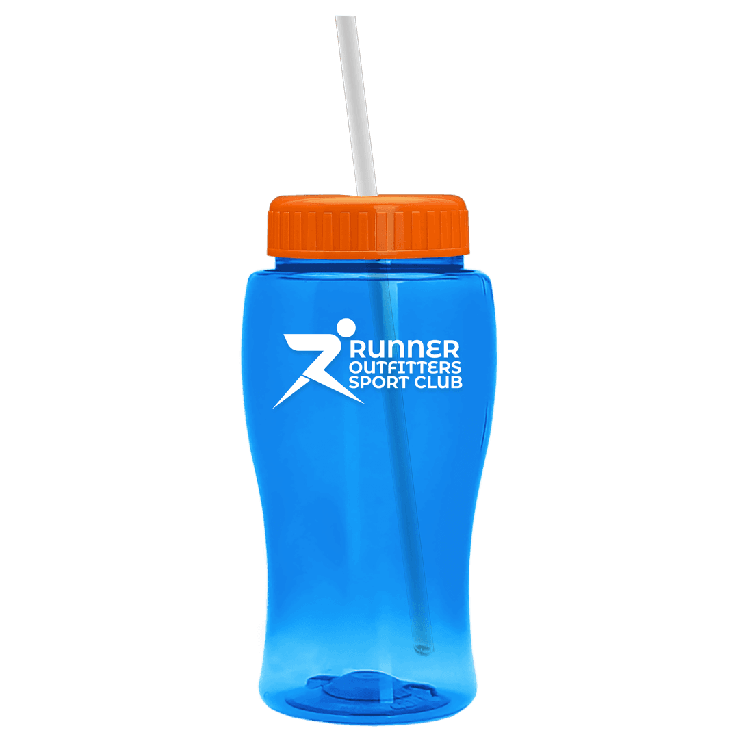 Poly+ Jr. Bottle with Straw Lid - 18 oz.