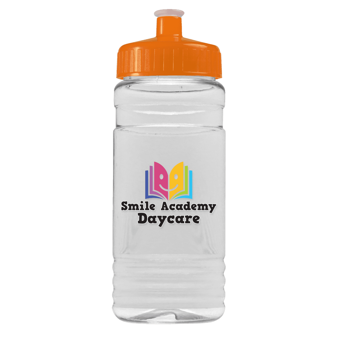 Clear Bottle with Push-Pull Lid - 20 oz.
