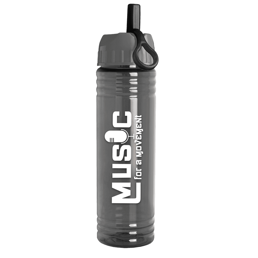 Slim Fit Bottle with Ring-Straw Lid - 24 oz.