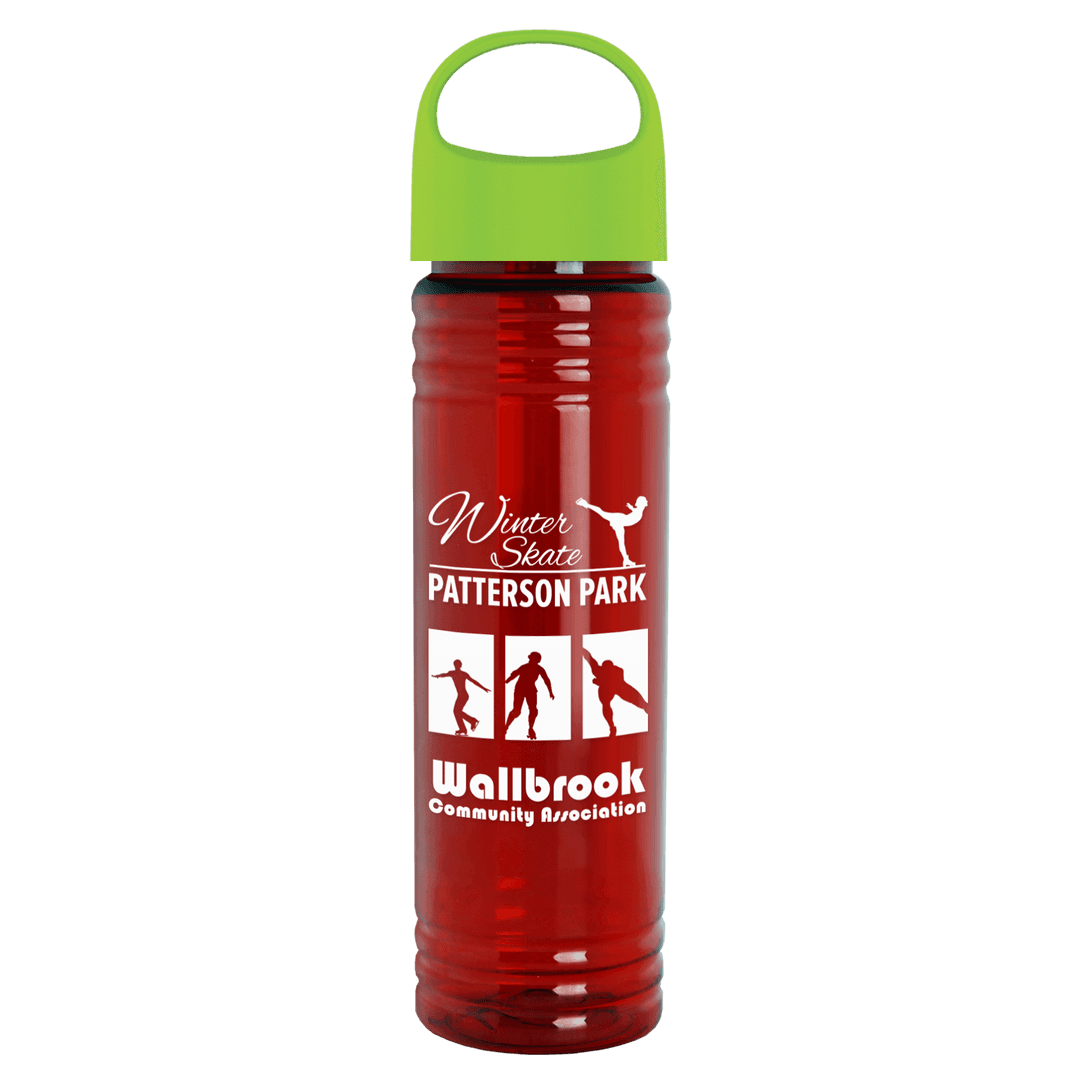 Slim Fit Bottle with Oval Crest Lid - 24 oz.