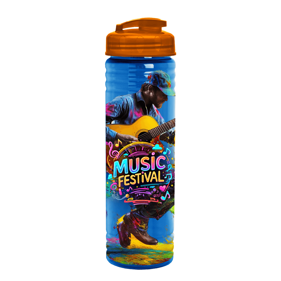 Slim Fit Bottle with Flip-Top Lid - 24 oz.