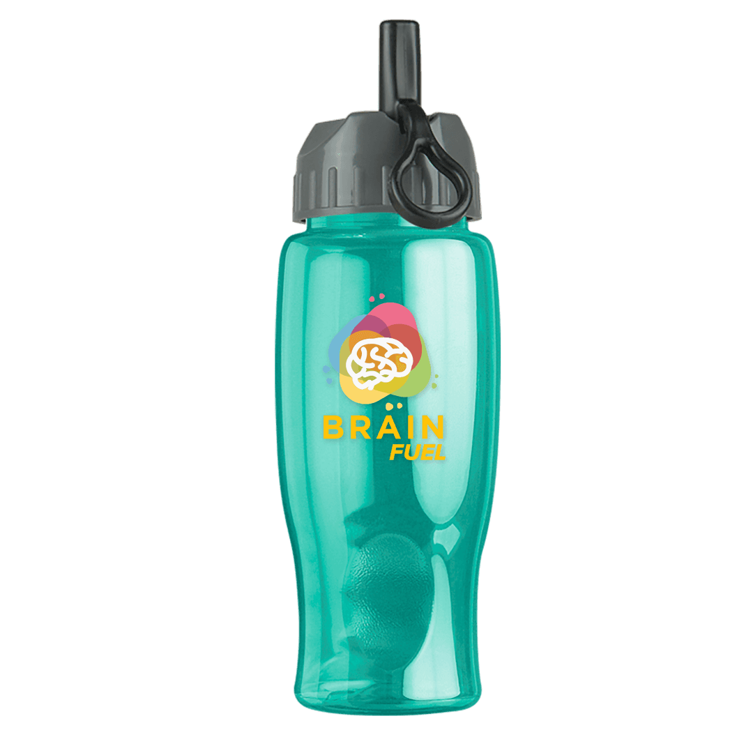 Poly+ Bottle with Ring-Straw Lid - 27 oz.