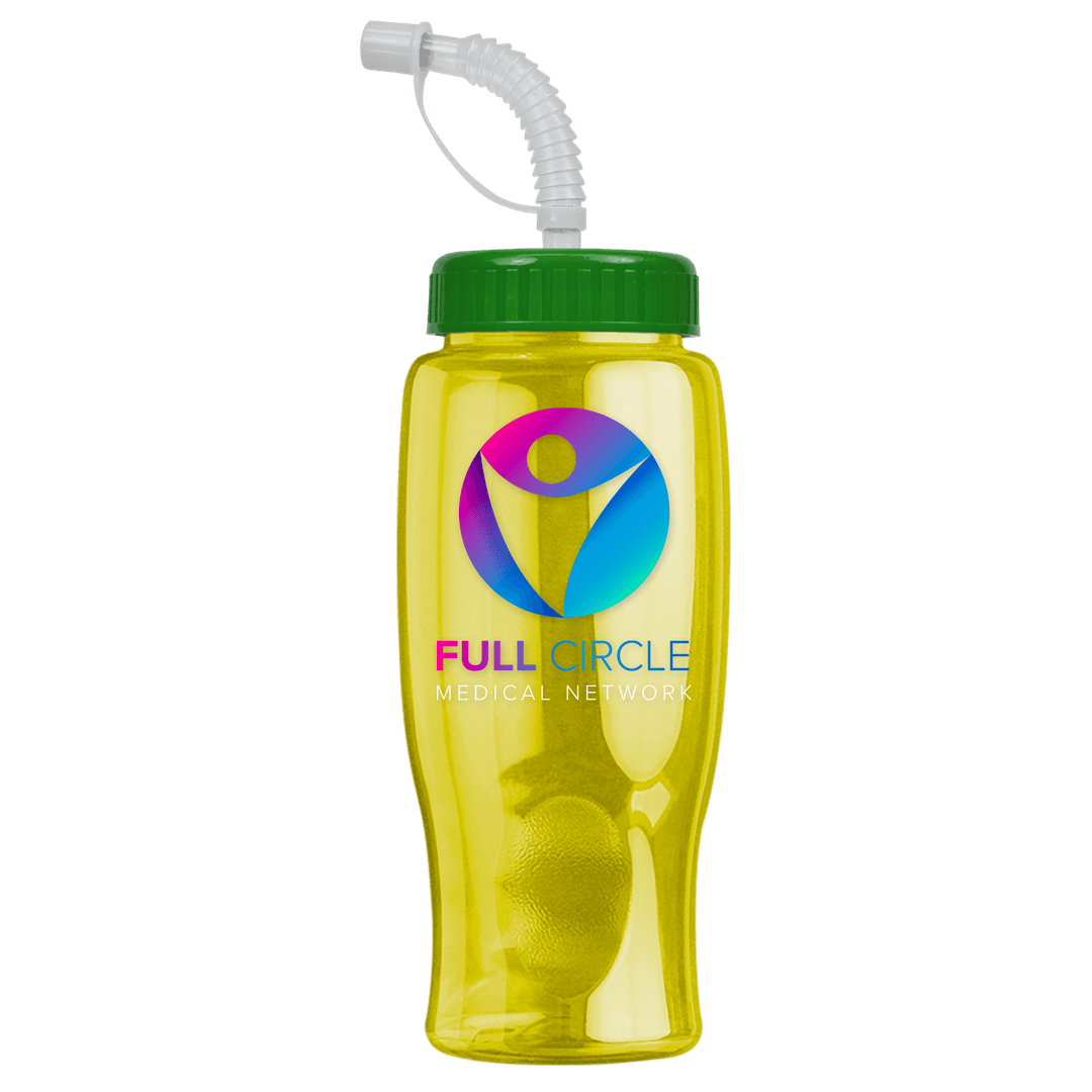 Poly+ Bottle with Straw Lid - 27 oz.