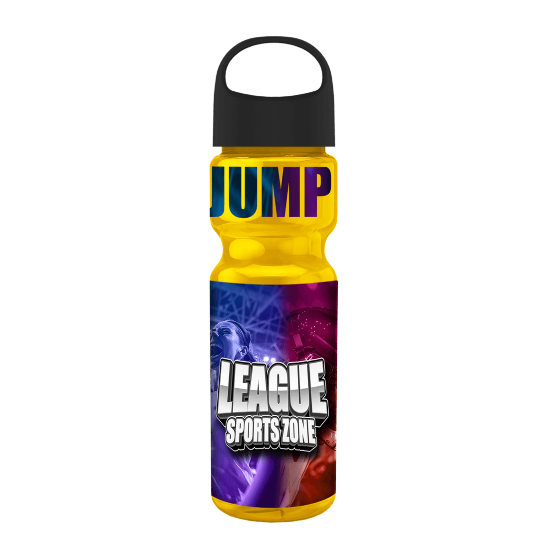 Champ Bottle with Oval Crest Lid - 28 oz.