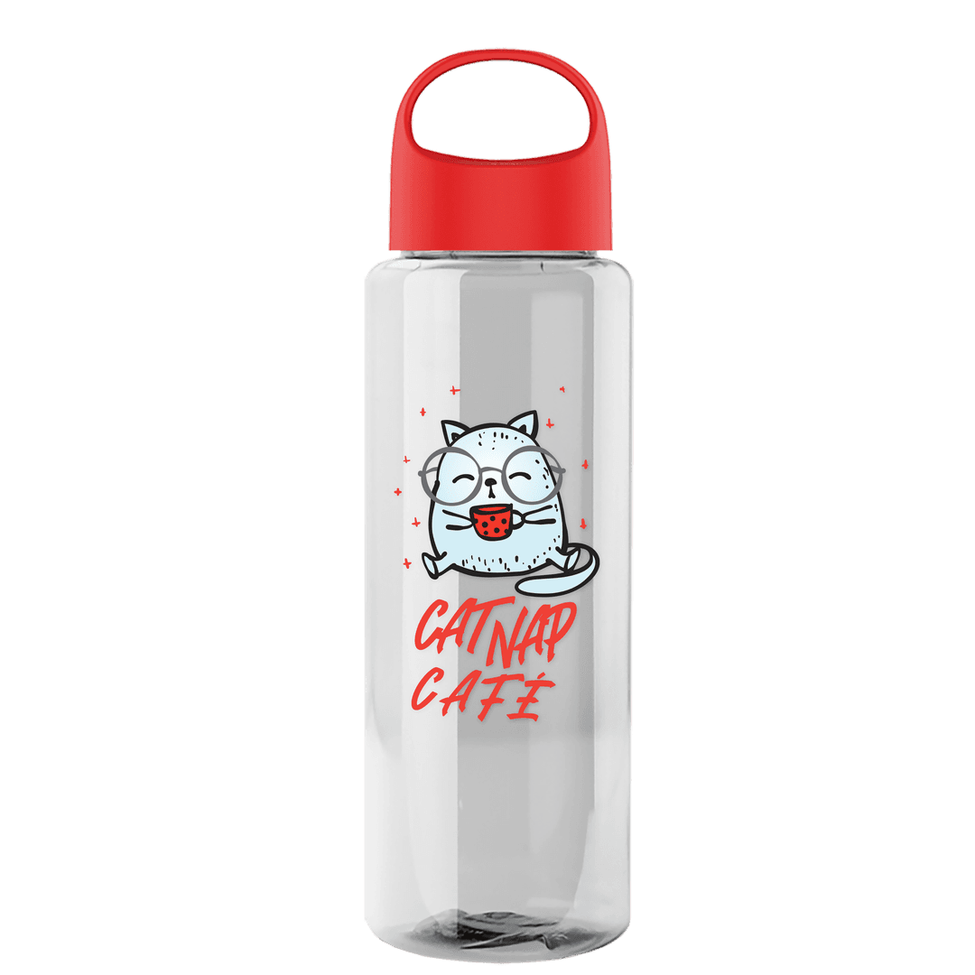 Guzzler Bottle with Oval Crest Lid - 32 oz.