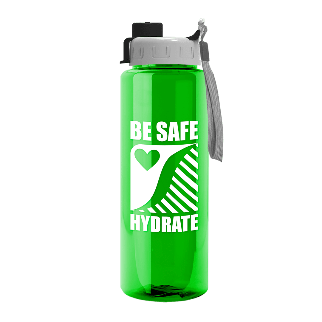 Guzzler Bottle with Quick-Snap Lid - 32 oz.