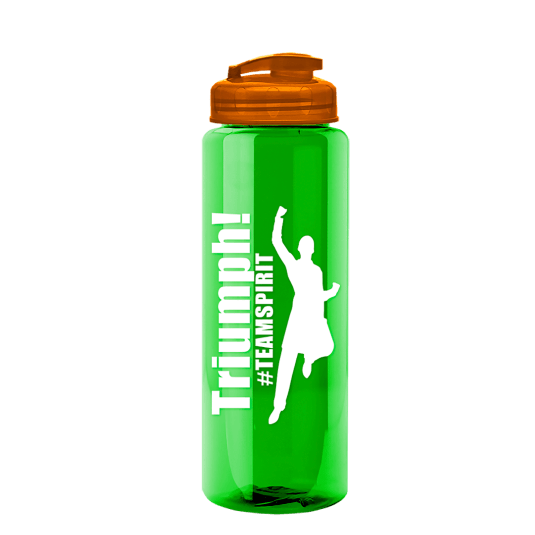 Guzzler Bottle with Flip-Top Lid - 32 oz.
