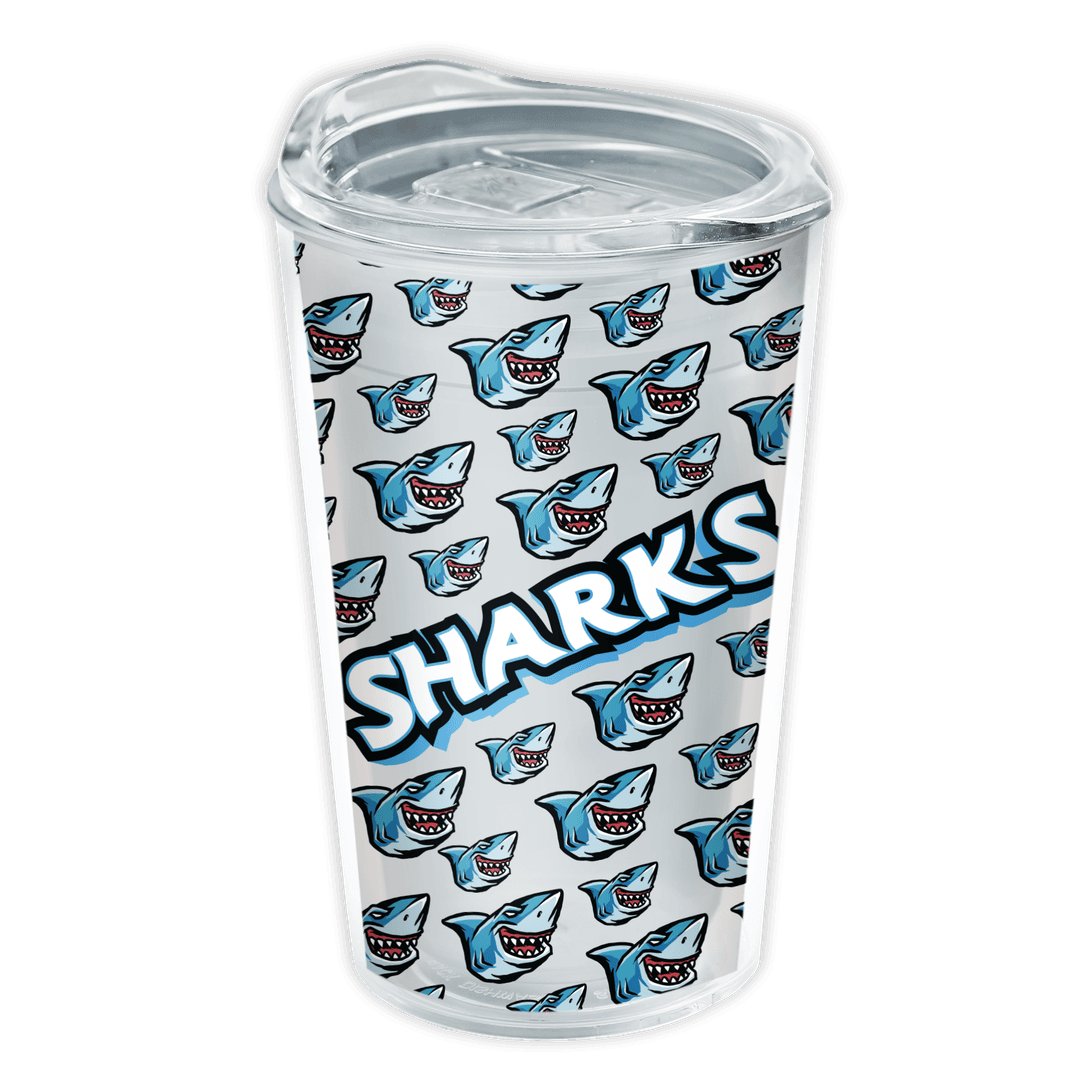 Transparent Tumbler with Slider Lid and Full-Color Insert - 14 oz.