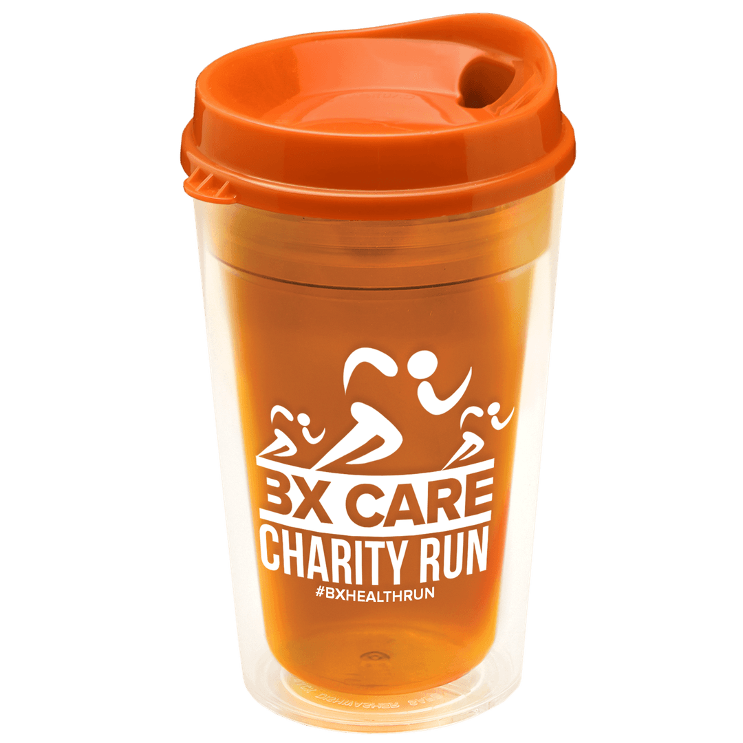 Transparent Tumbler with Sip Lid - 16 oz.