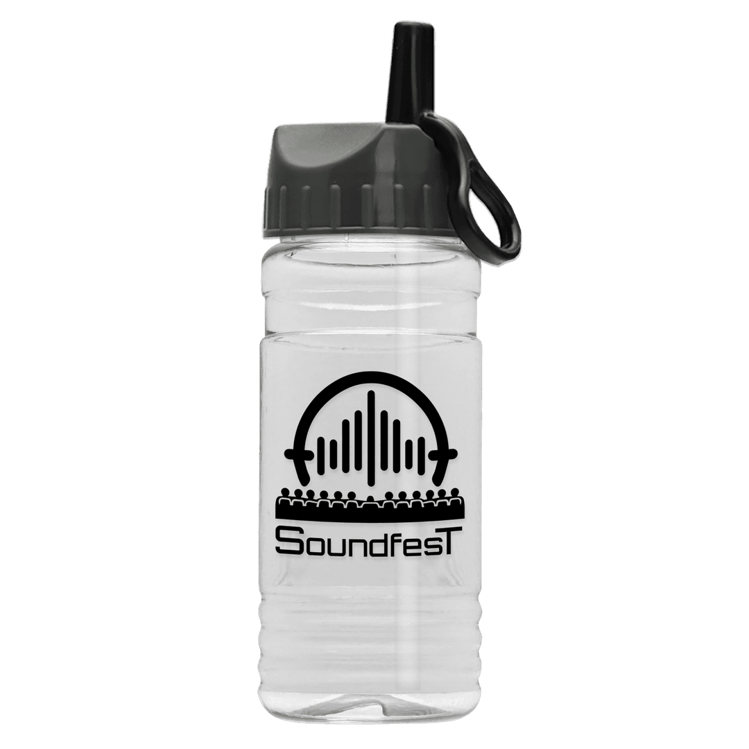 Groove Tritan® Bottle with Ring-Straw Lid - 20 oz.